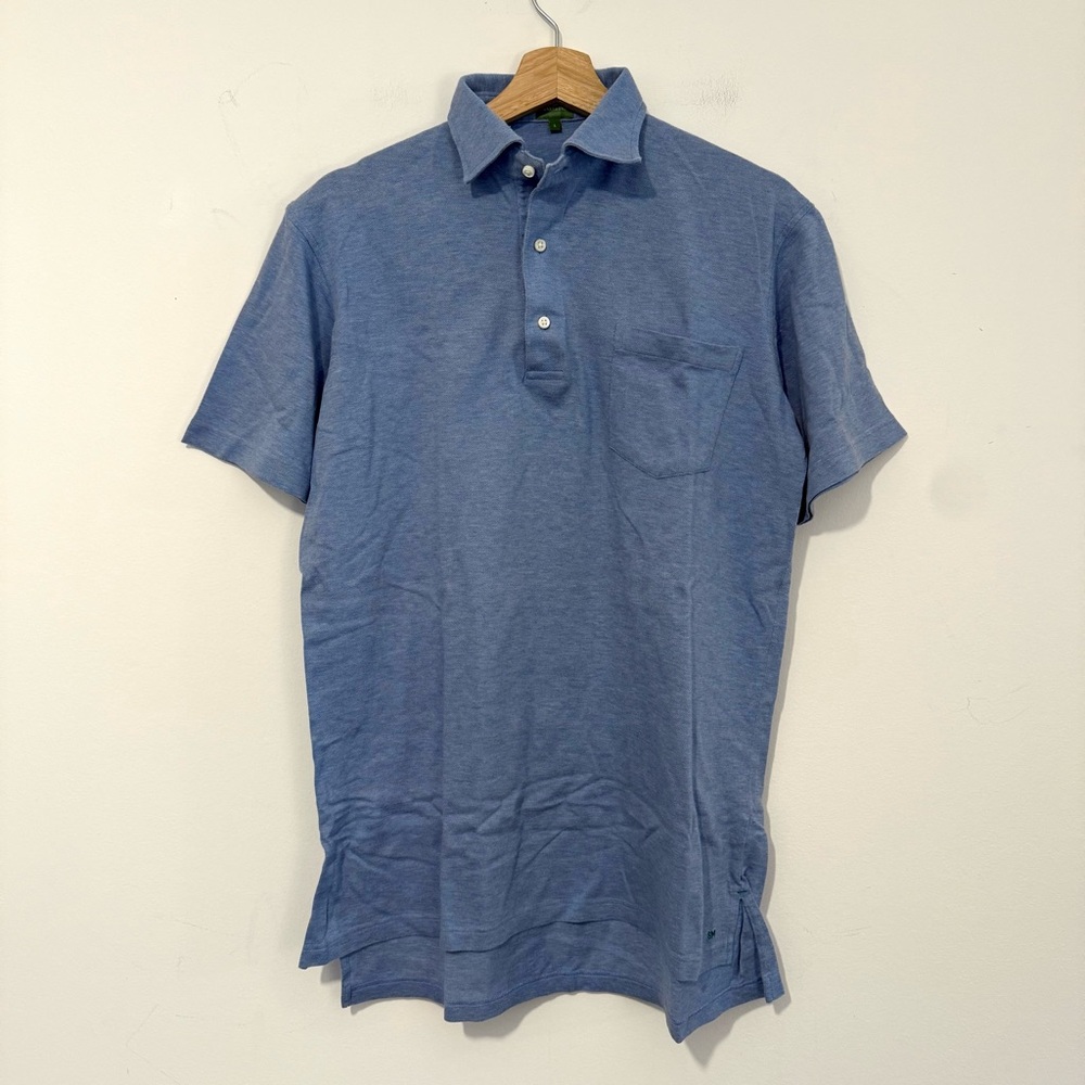 Sid Mashburn Men’s Short Sleeve Front Pocket Pique Polo